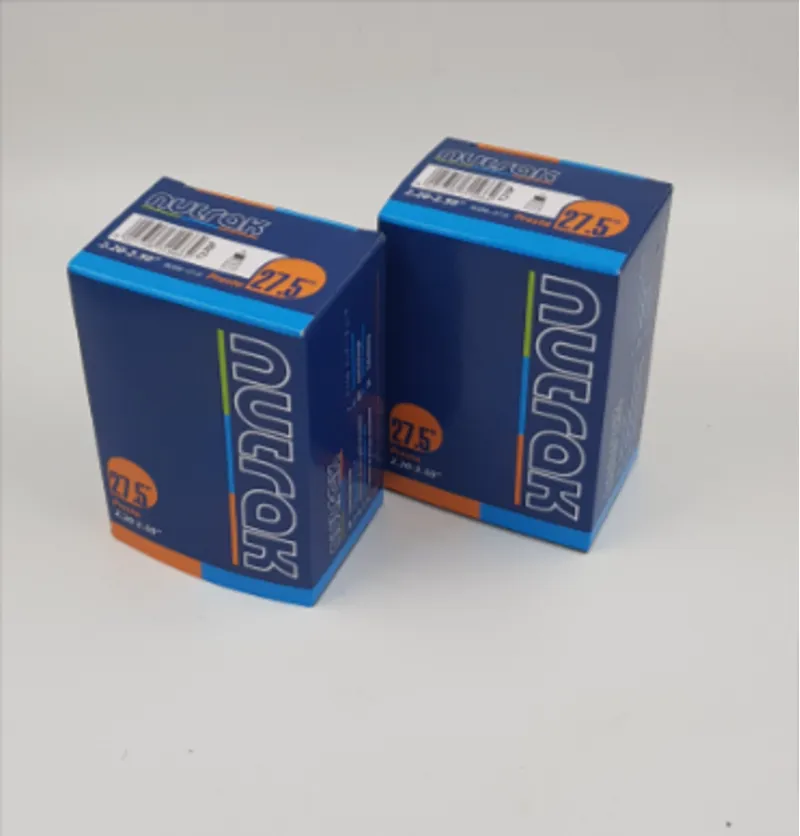 Nutrak Inner Tube 27.5 X 2.2-2.5 Presta Valve in Black x 2 Bundle Product